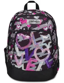 Seven Zaino scuola Advanced Draft Heart< Zaini Scuola E Tempo Libero