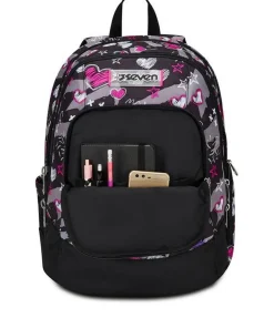 Seven Zaino scuola Advanced Draft Heart< Zaini Scuola E Tempo Libero