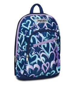 Seven Zaino scuola Advanced Detach Crystal Purple< Zaini Scuola E Tempo Libero