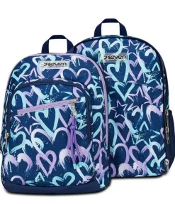 Seven Zaino scuola Advanced Detach Crystal Purple< Zaini Scuola E Tempo Libero