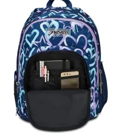 Seven Zaino scuola Advanced Detach Crystal Purple< Zaini Scuola E Tempo Libero