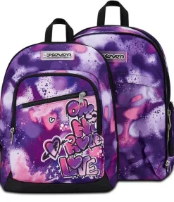 Seven Zaino scuola Advanced Detach Bubble Street< Zaini Scuola E Tempo Libero