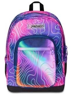 Seven Zaino scuola Freethink Mapset Girl< Zaini Scuola E Tempo Libero