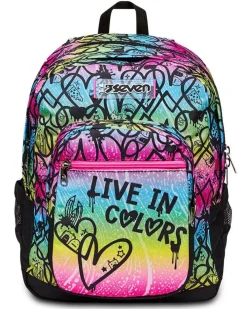 Seven Zaino scuola Freethink Colour Expression< Zaini Scuola E Tempo Libero