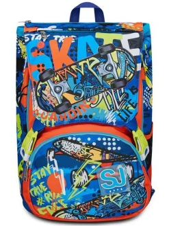 Sj Gang Zaino scuola SJ estensibile Big< Zaini Scuola E Tempo Libero