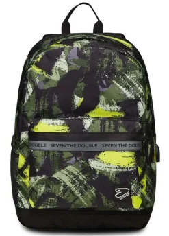 Seven Zaino The Double Pro estensibile Dusty Olive< Zaini Scuola E Tempo Libero