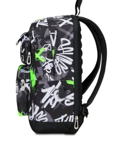 Seven Zaino The Double Pro Pockets estensibile Fluo Green< Zaini Scuola E Tempo Libero