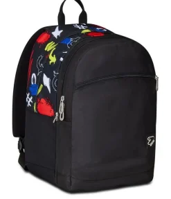 Seven Zaino The Double Pro XXL Detach Reversibile Graffiti Load Jet Black< Zaini Scuola E Tempo Libero