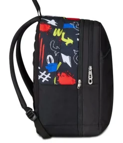 Seven Zaino The Double Pro XXL Detach Reversibile Graffiti Load Jet Black< Zaini Scuola E Tempo Libero