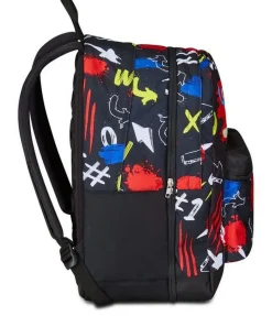 Seven Zaino The Double Pro XXL Detach Reversibile Graffiti Load Jet Black< Zaini Scuola E Tempo Libero